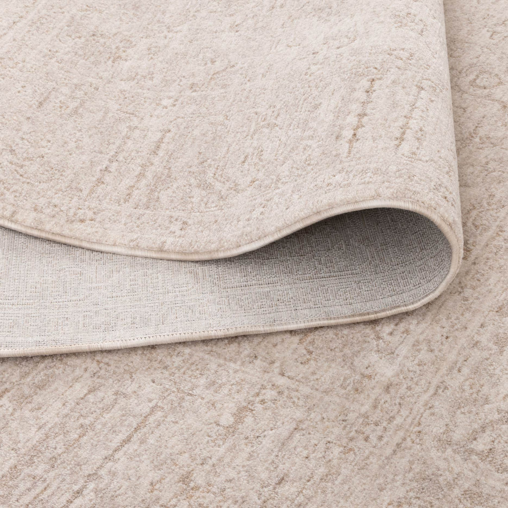 Heritage H106 Beige Distressed Border Rug – view 4