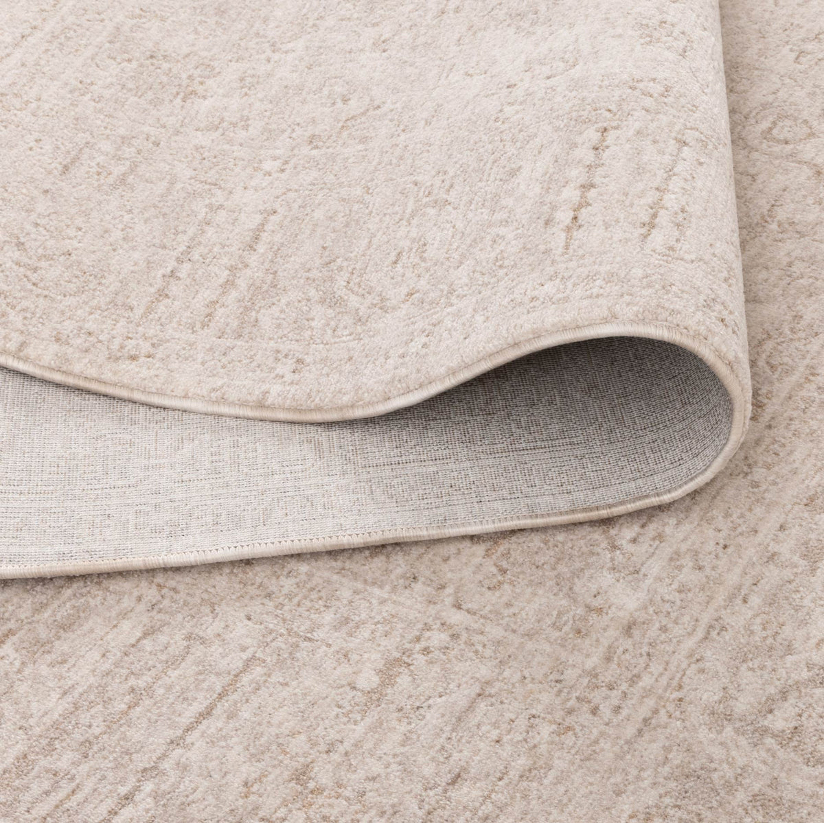 Heritage H106 Beige Distressed Border Rug – view 4