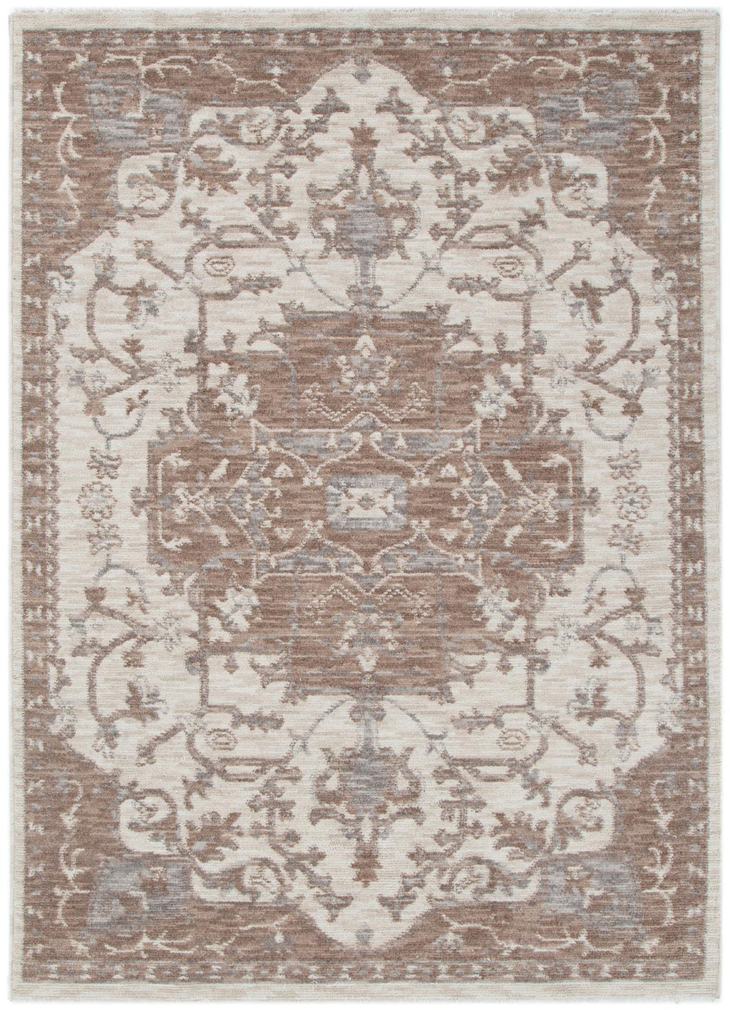 Horizon H114 Ivory Beige Medallion Rug – view 2