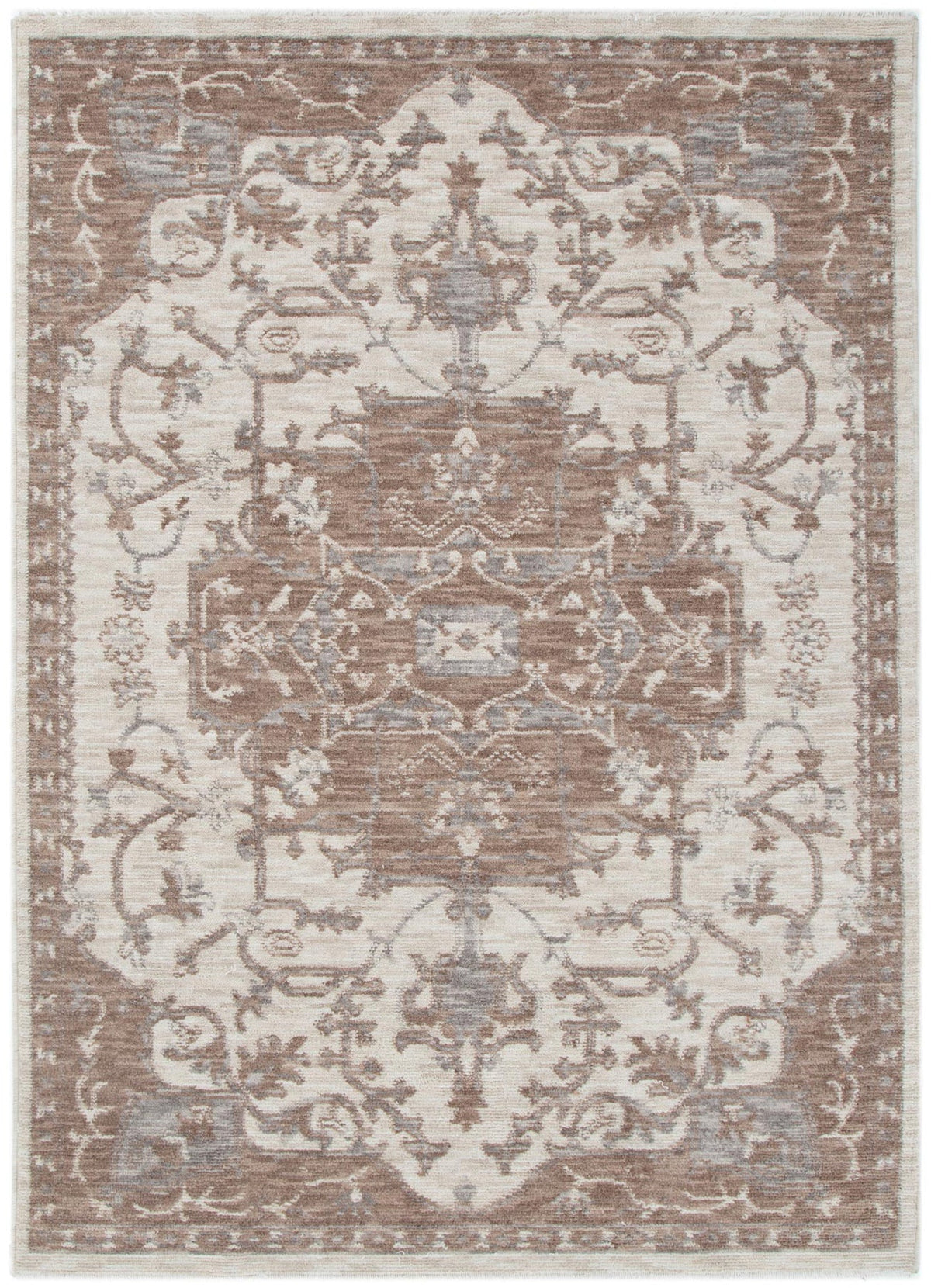 Horizon H114 Ivory Beige Medallion Rug – view 2