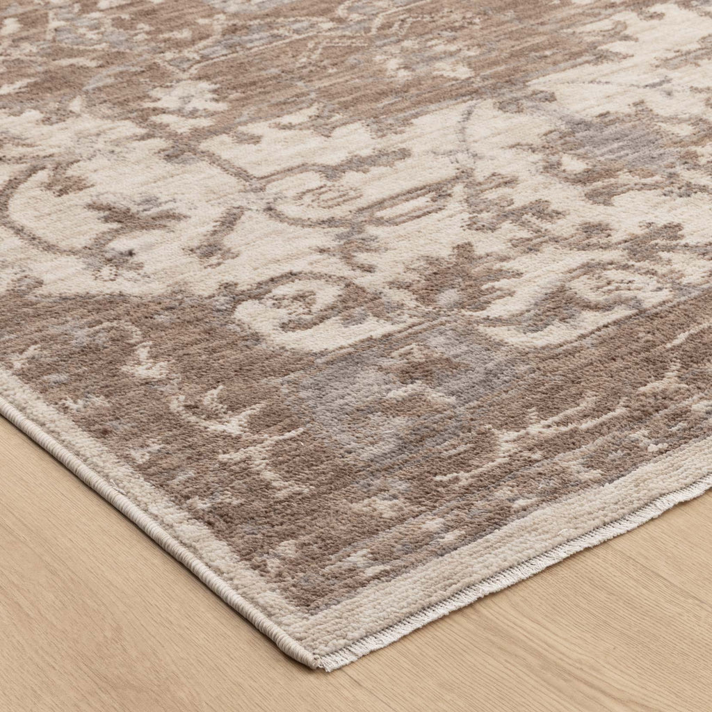 Horizon H114 Ivory Beige Medallion Rug – view 3