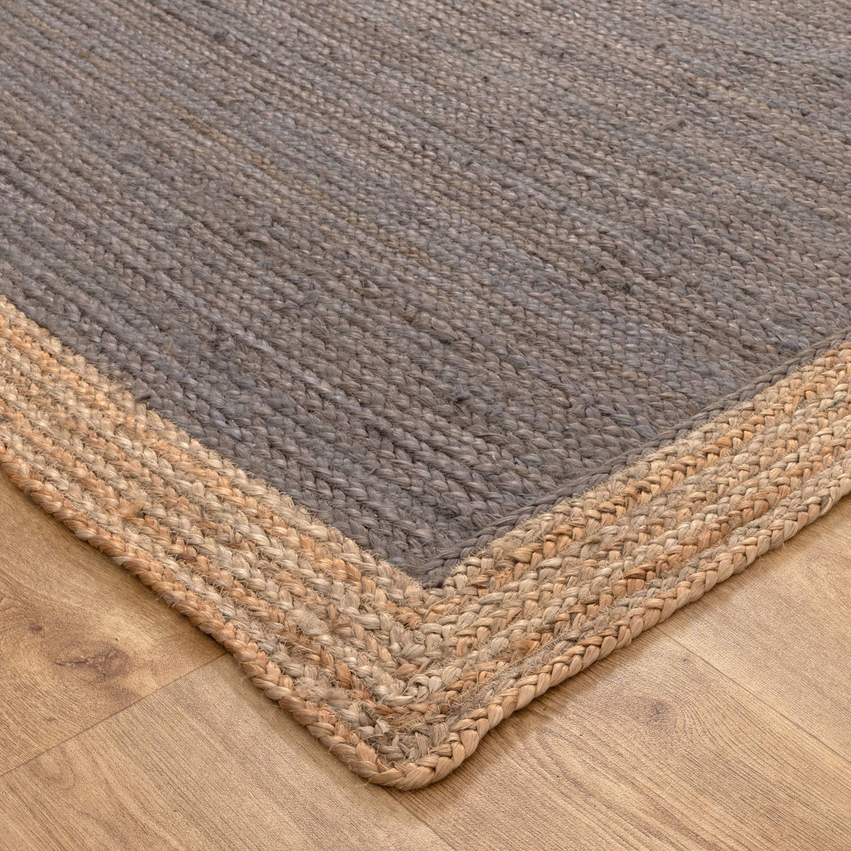 Hampton Centre Taupe Jute Rug – view 2