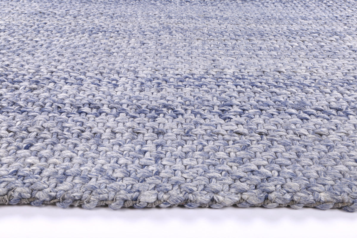 Harlow Chignon Blue Wool Blend Rug – view 4