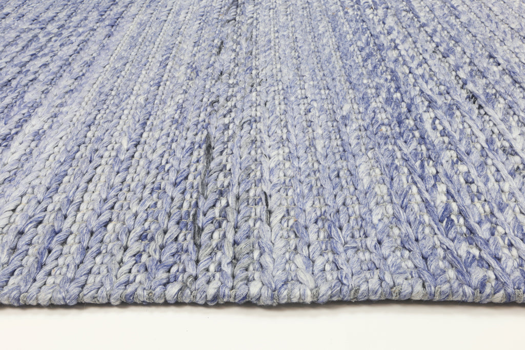 Harlow Cue Blue Wool Blend Rug – view 4