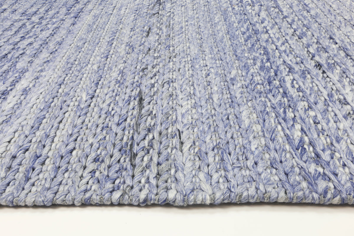 Harlow Cue Blue Wool Blend Rug – view 4