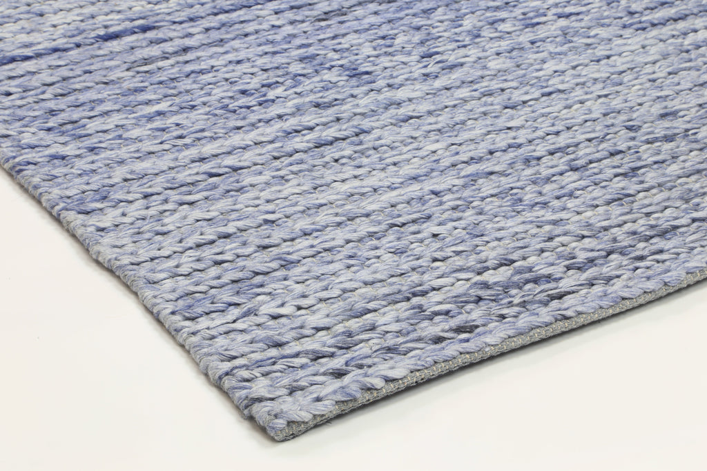 Harlow Cue Blue Wool Blend Rug – view 6