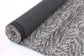 Harlow Ringlets Charcoal wool blend rug - room setting