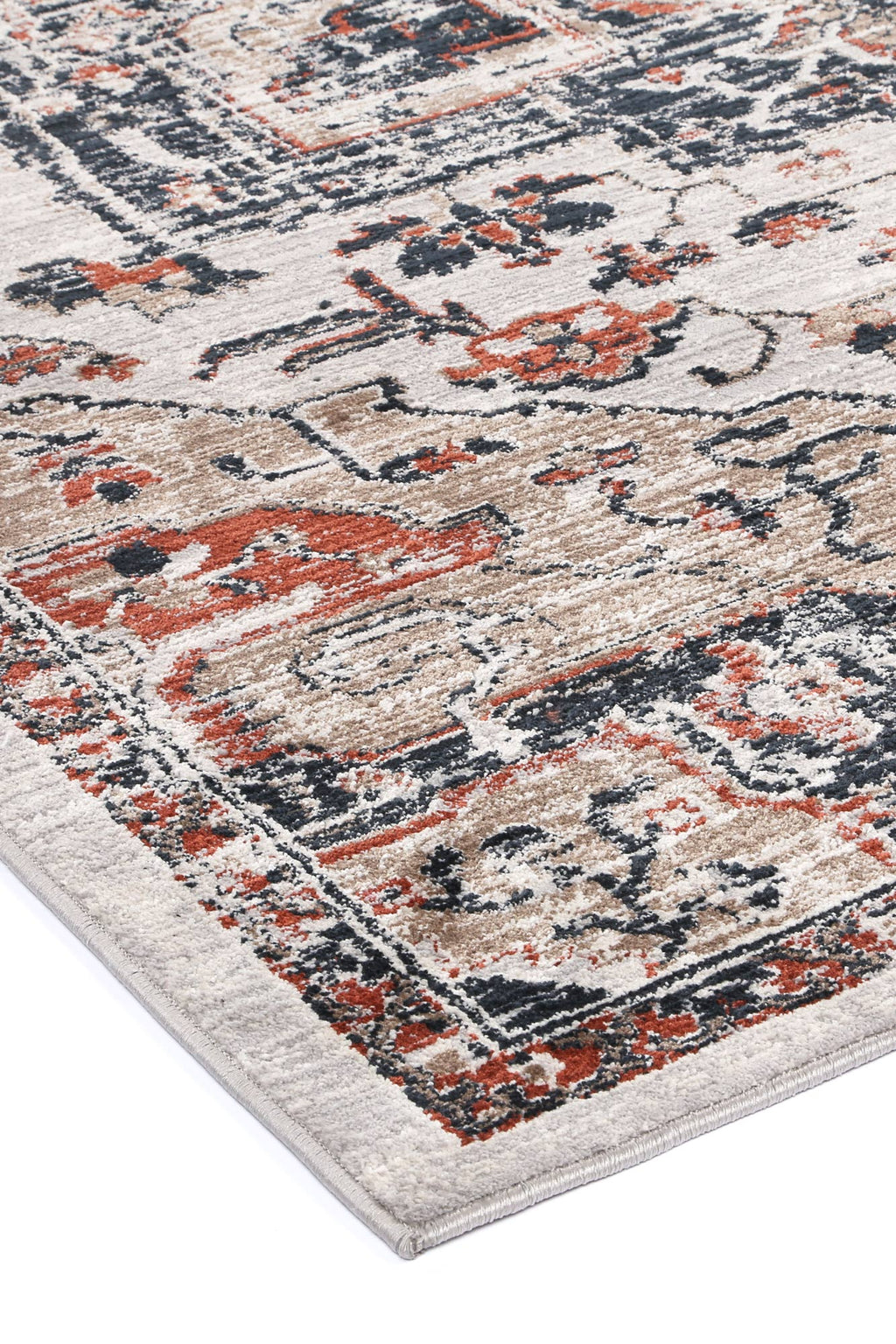 Havana Abajo Contemporary Grey & Blue Rug -02 – view 4
