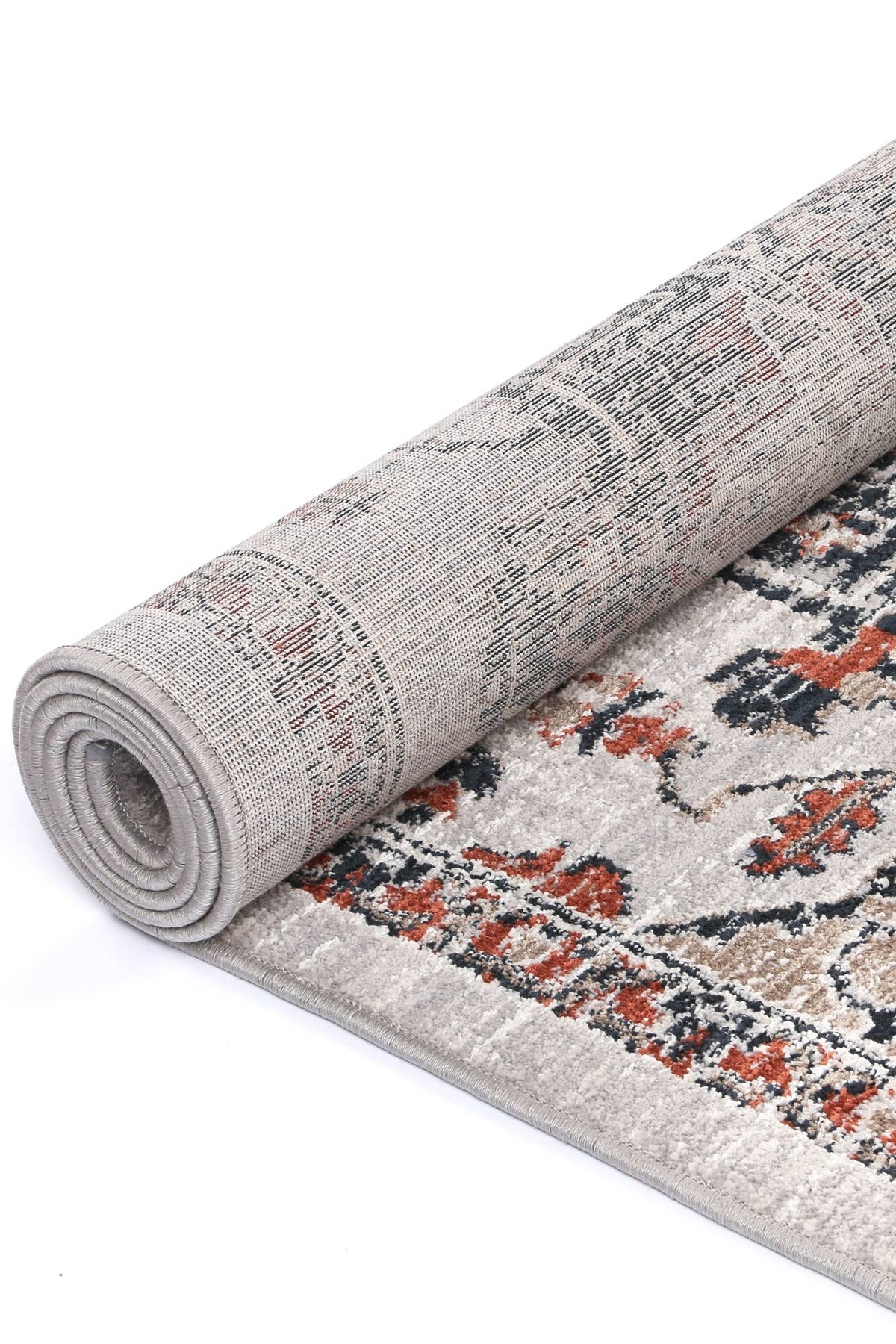 Havana Abajo Contemporary Grey & Blue Rug -02 – view 5