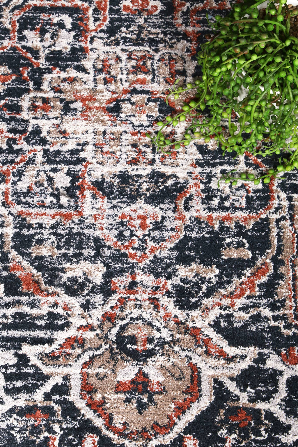 Havana Abajo Contemporary Grey & Blue Rug -02 – view 6