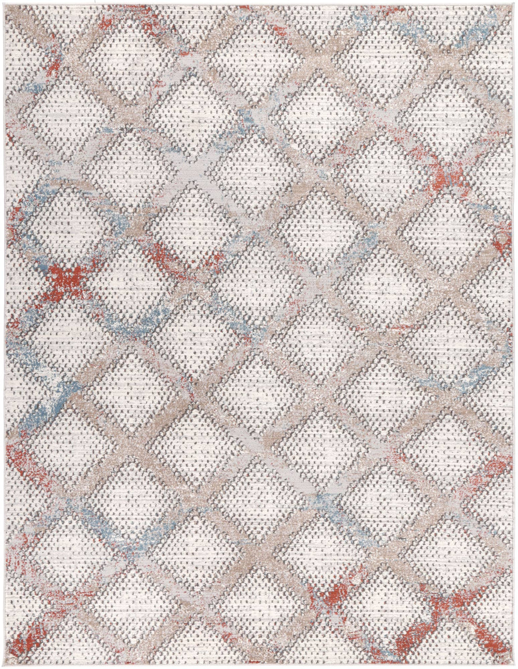 Havana Corralillo Contemporary Cream & Gold Rug -06 – view 2
