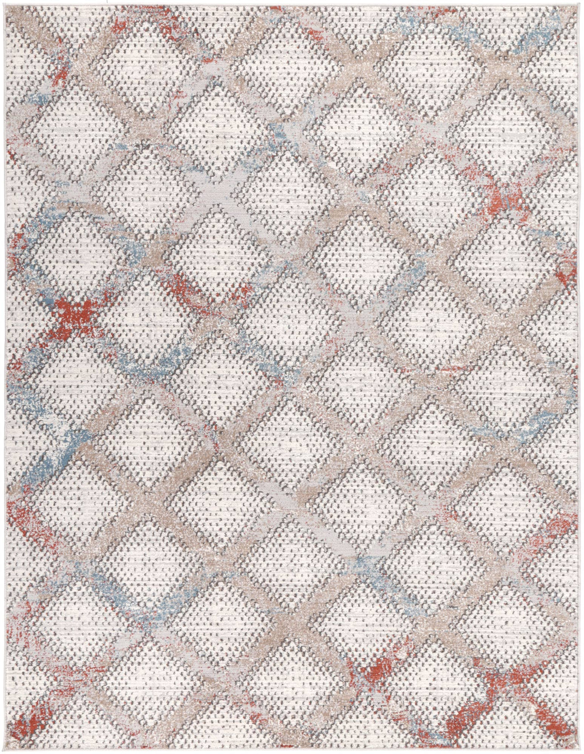 Havana Corralillo Contemporary Cream & Gold Rug -06 – view 2