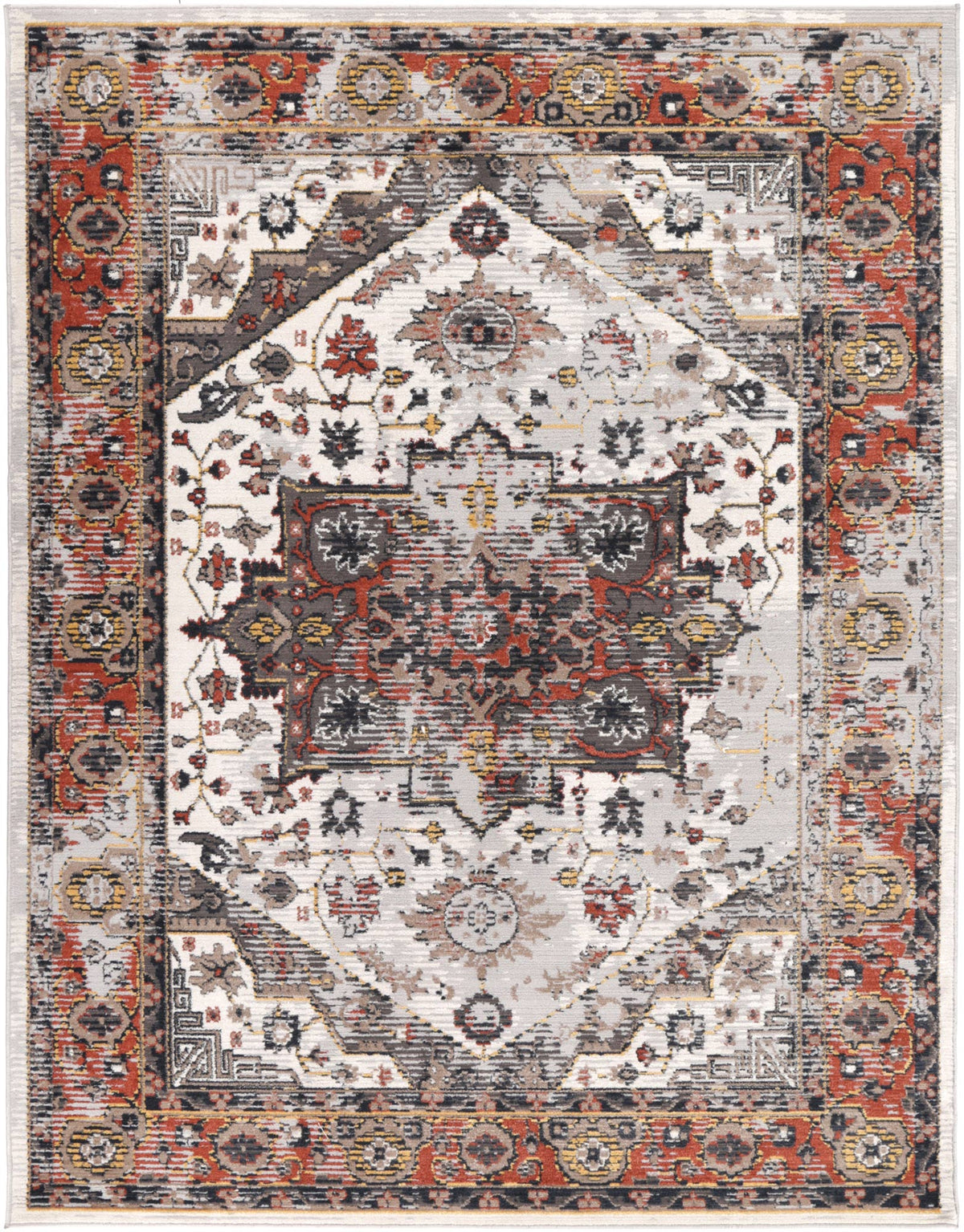 Havana Nazareno Transitional Grey & Beige Rug -09 – view 2