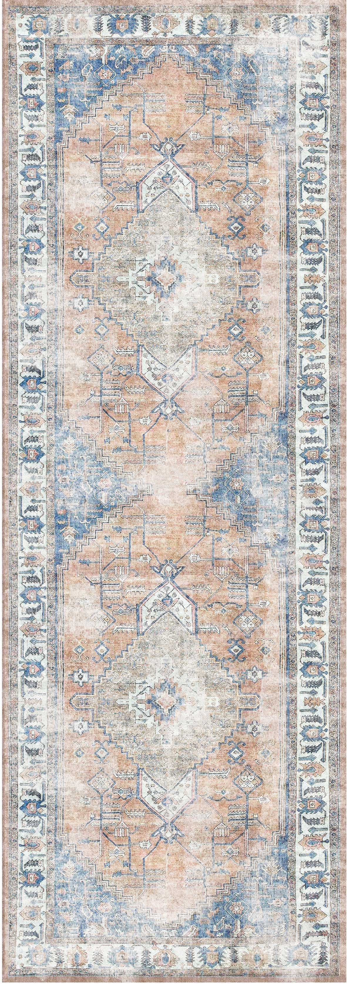 Vintage Crown Pissarro Terracotta Sky Washable Rug - 3163-00 – view 5