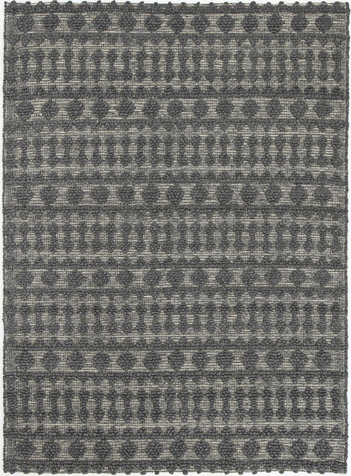 Himalaya Fine Tribal Grey Wool Rug - 900 GREY – view 2