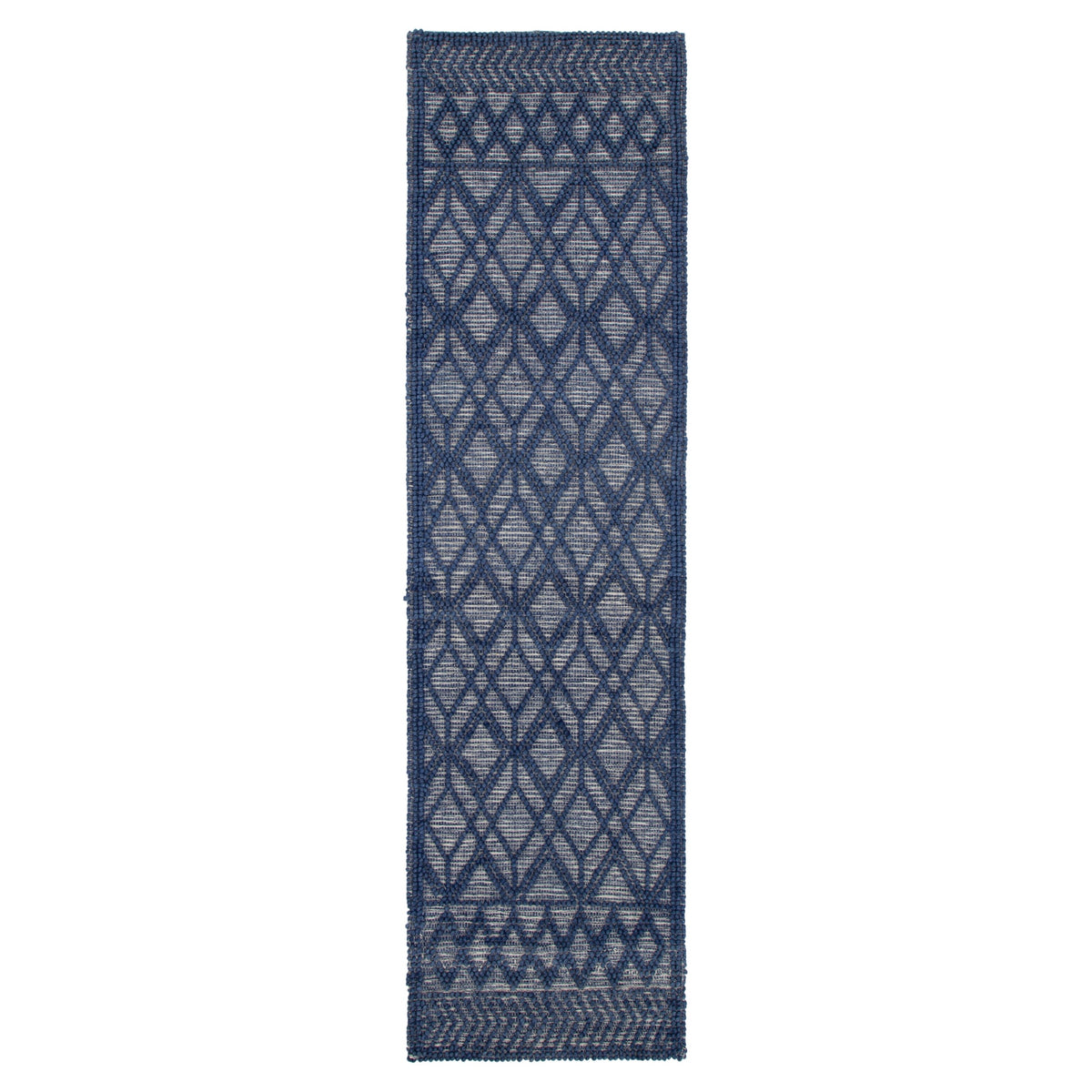 Himalaya Tribal Blue Wool Rug - 700 BLUE – view 10