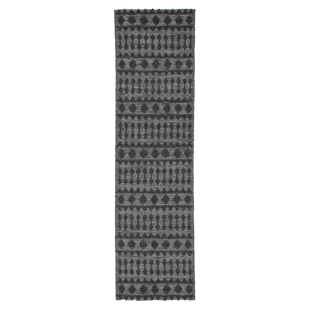 Himalaya Fine Tribal Grey Wool Rug - 900 GREY – view 10