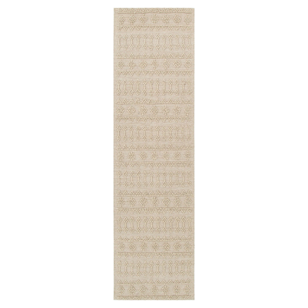 Himalaya Fine Tribal Natural wool blend runner rug