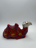 Hand-Painted Turkish Ceramic Camel Figurine – Decorative Table Ornament
