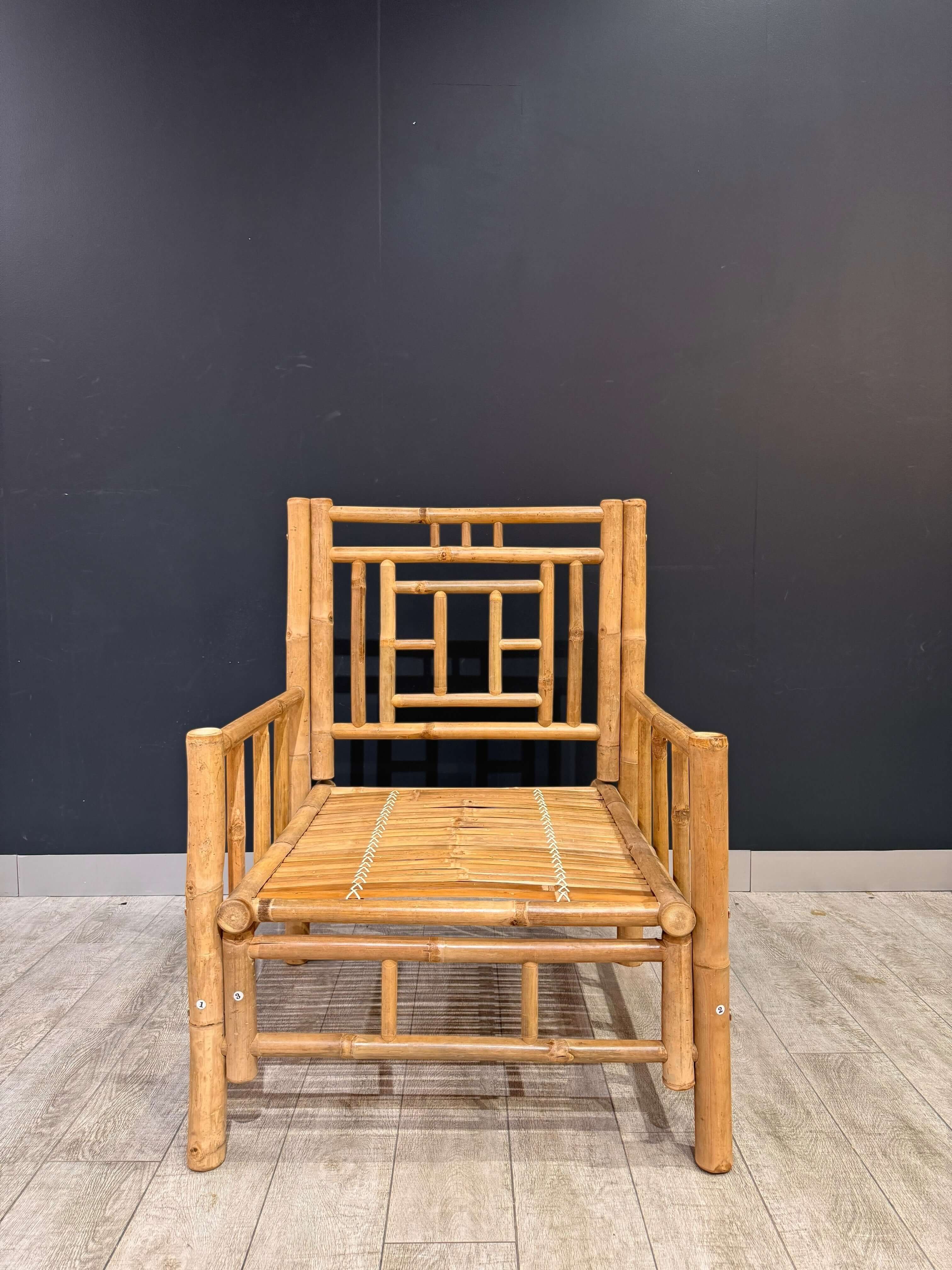 Handmade Bamboo Chair – Eco-Friendly Natural Wooden Seating