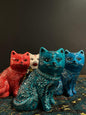 Handmade Ceramic Cats-Elevate your decor with Turkish Ceramic Cats. Handcrafted in Turkey, these unique figurines feature intricate designs inspired by Turkish culture. They bring a touch of protection and prosperity, making them both stylish and meaningf