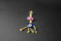 Hanging Evil Eye with Elephant Pendant (5cm)