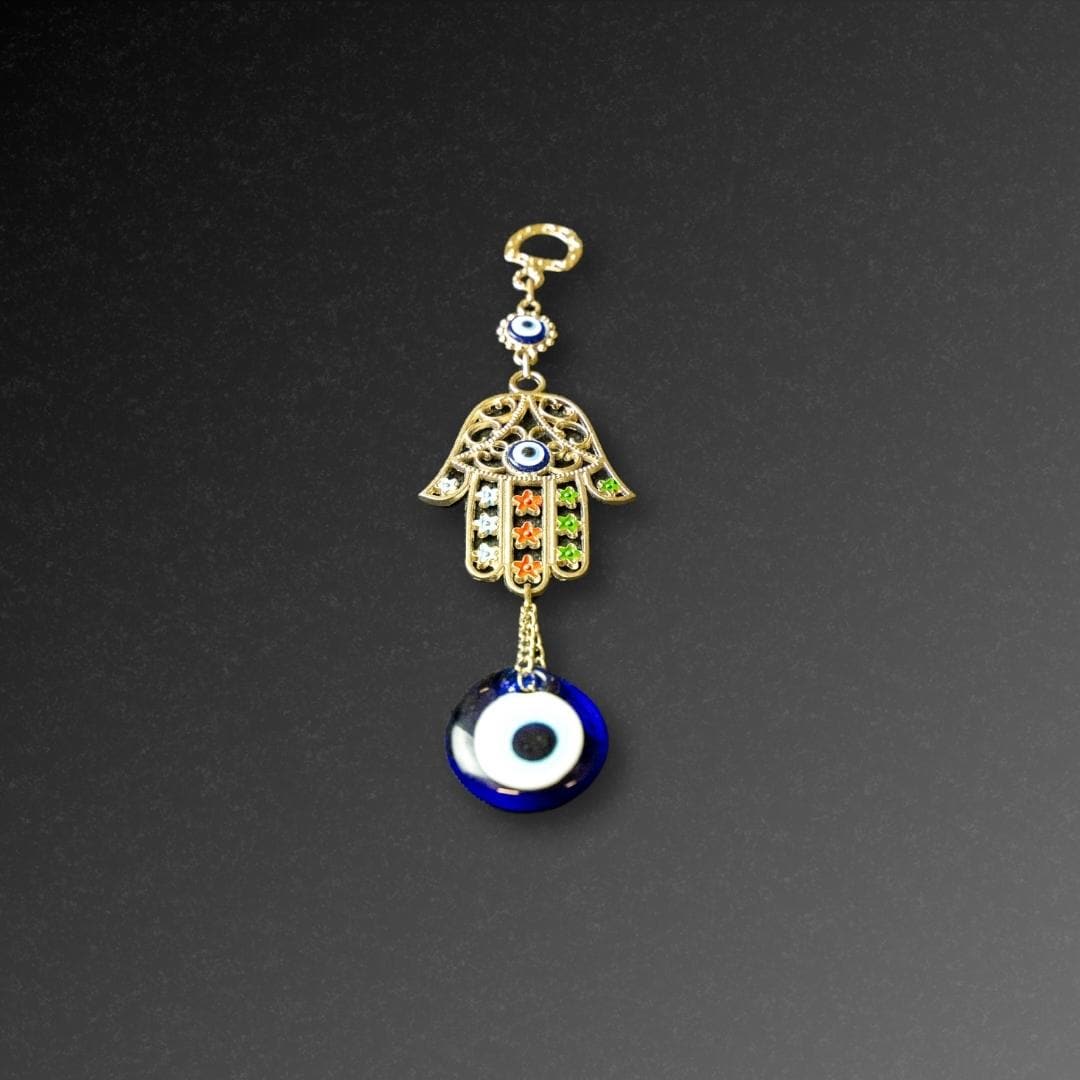 Hanging Evil Eye with Hamsa Hand
