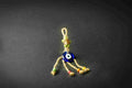 Hanging Evil Eye with Turtle Pendant (5cm)
