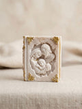 Holy Family Mini Book Decor 7cm - detailed miniature religious ornament in book-style design.