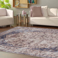 Hyde 142 Navy Vintage Turkish Rug lifestyle view