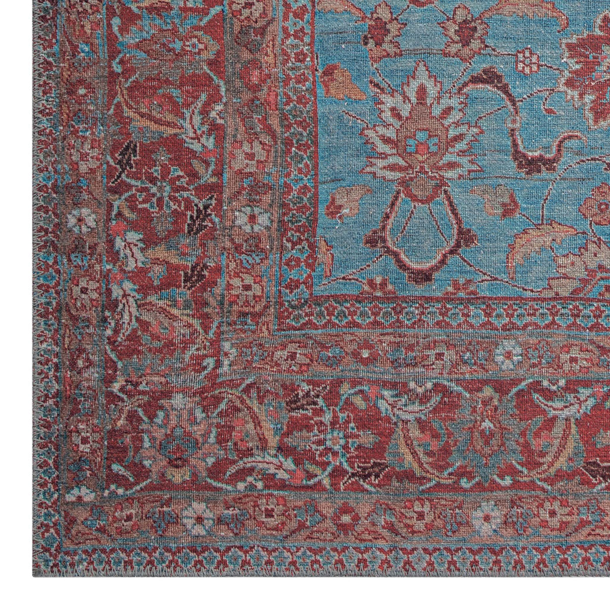 Hyde 170 Blue Vintage Turkish Rug