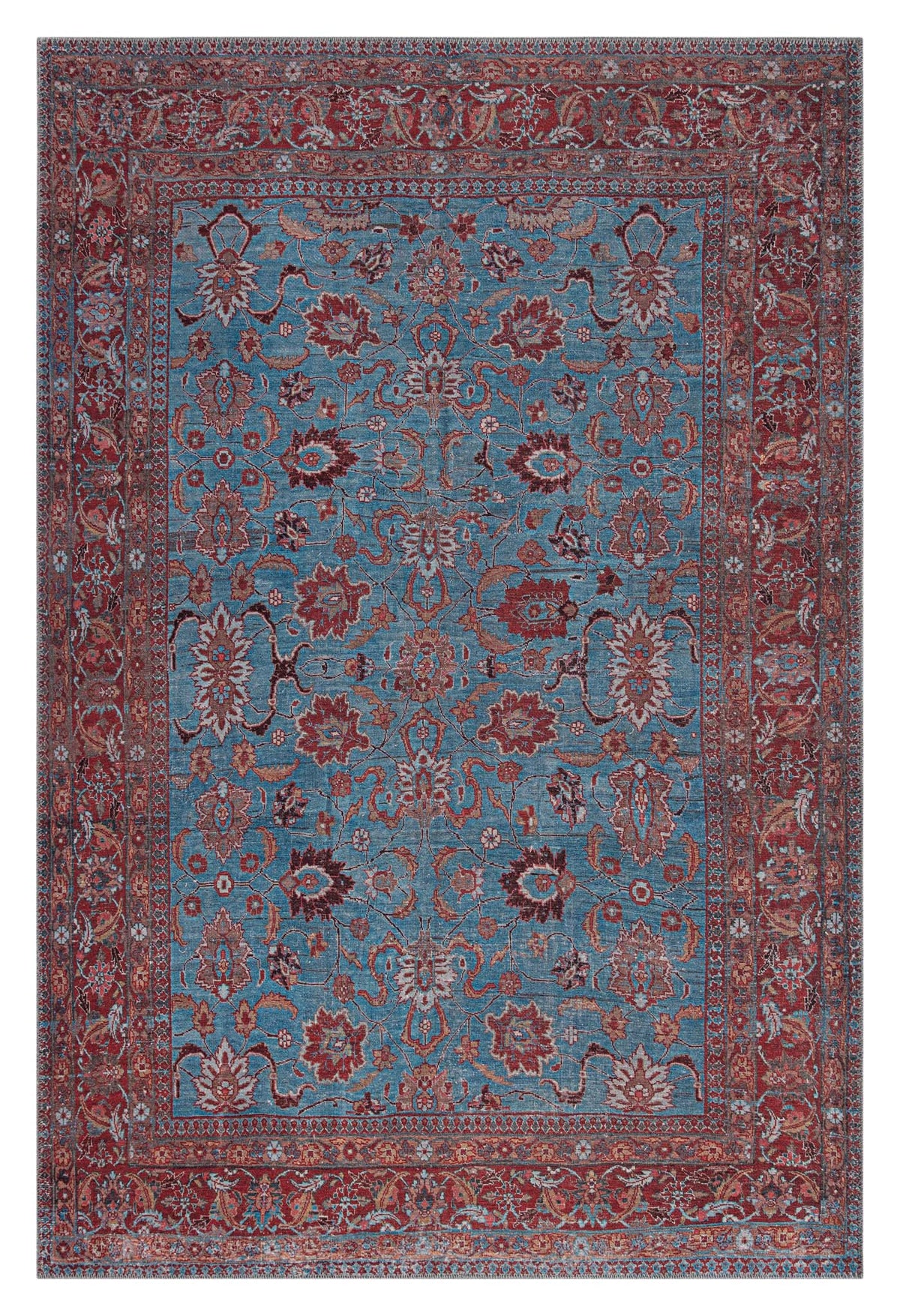 Hyde 170 Blue Vintage Turkish Rug