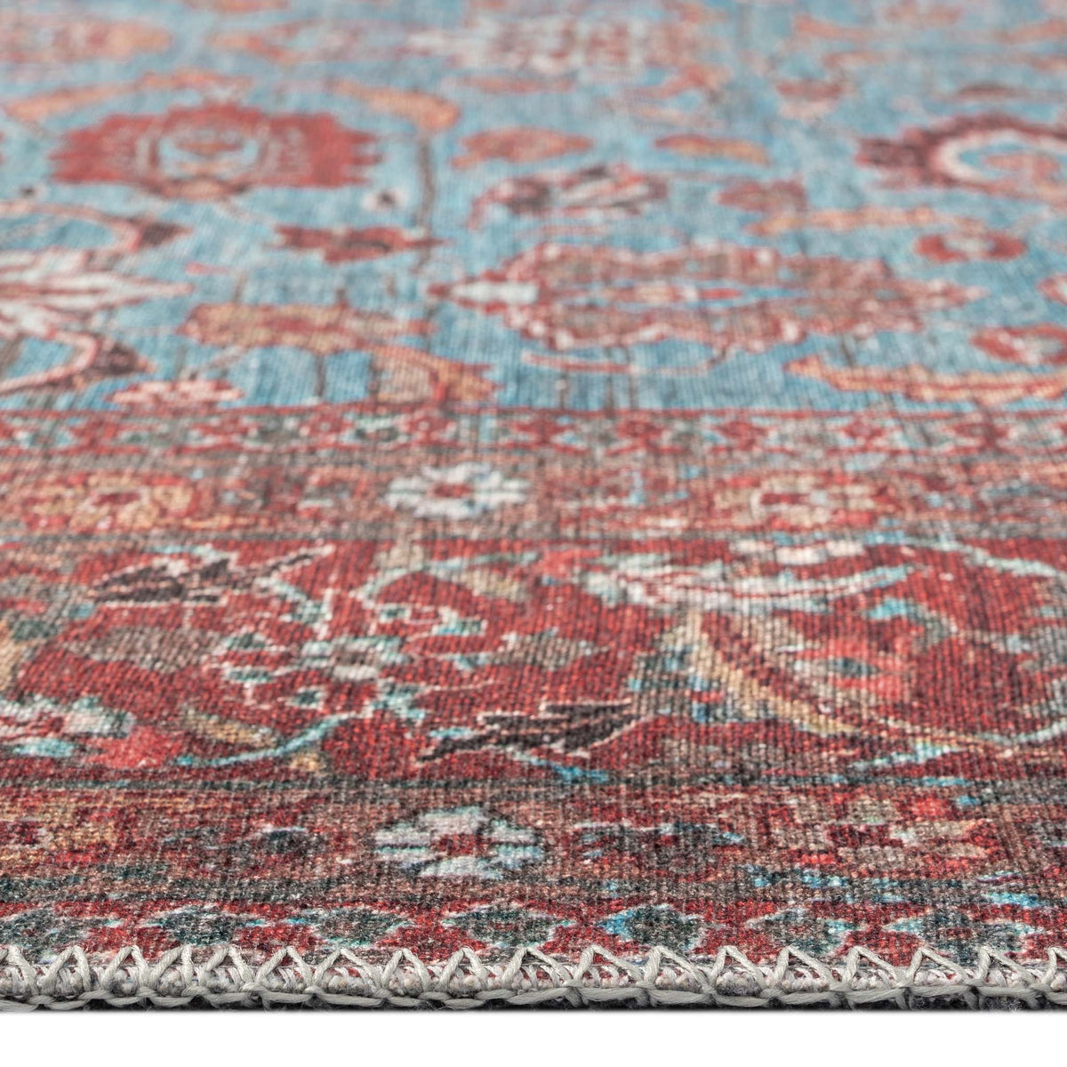 Hyde 170 Blue Vintage Turkish Rug