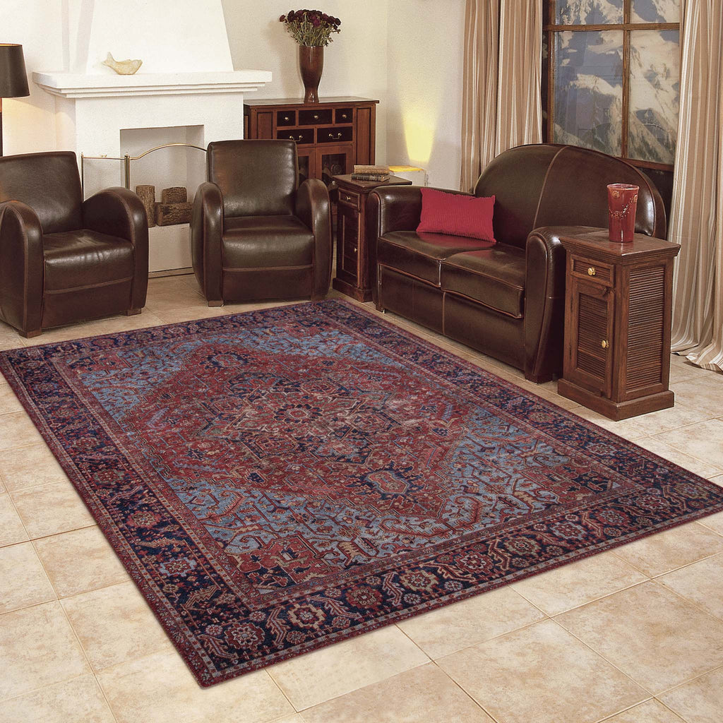 Hyde 2019 Red Vintage Turkish Rug lifestyle view