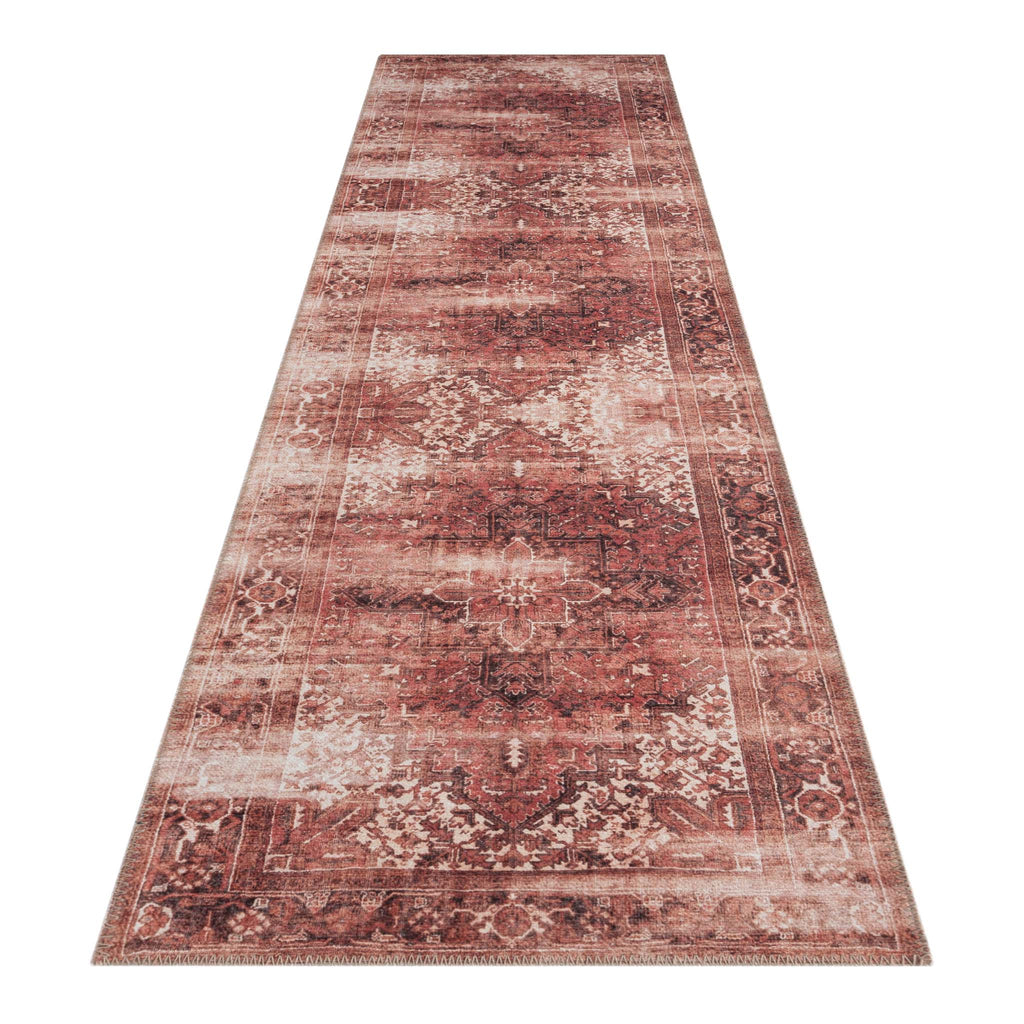 Hyde 245 Rust Vintage Hallway Runner lifestyle view