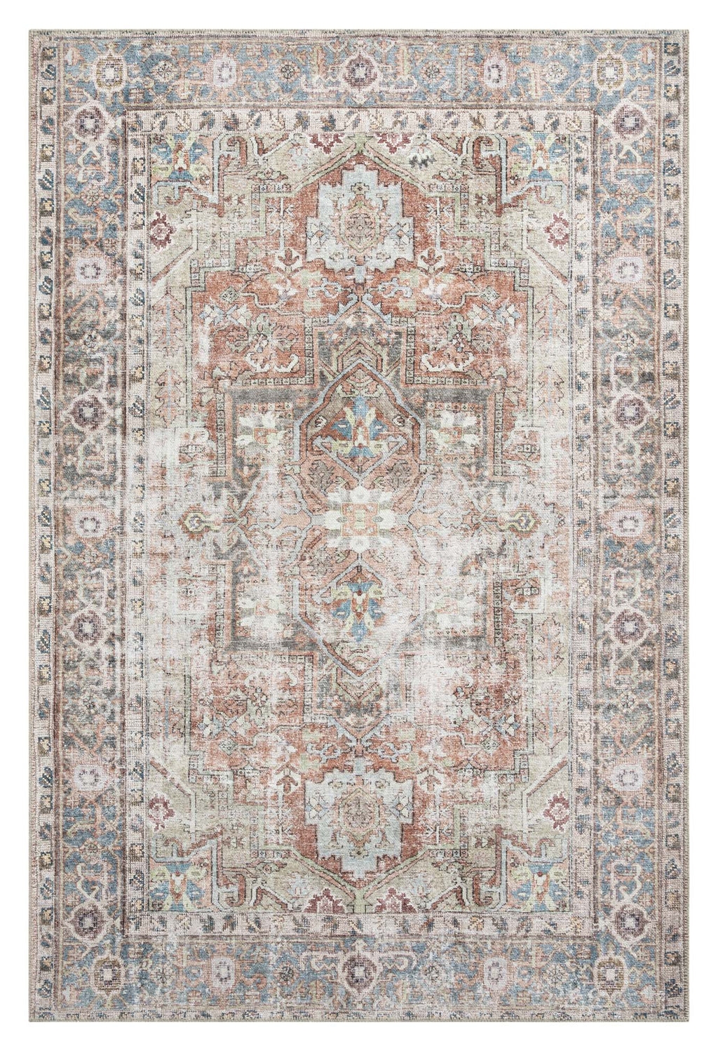 Hyde 672 Multi Vintage Turkish Rug