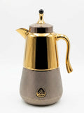 Luxury Gold & Textured Thermal Carafe | Premium Tea & Coffee Thermos
