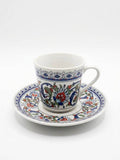 Topkapi Deluxe Turkish Coffee Cup Set (12-Piece Ceramic Set with Box)