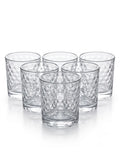 Premium Geometric Whiskey Glass Set – 6 Piece (375ml)