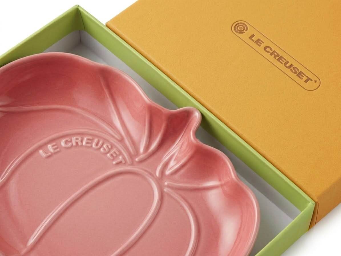 Le Creuset 23cm Stone Plate – Pink Pumpkin Serving Dish
