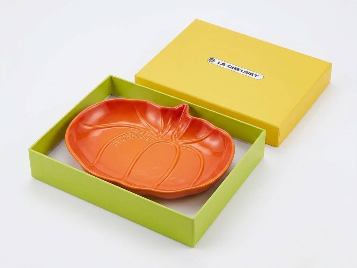 Le Creuset Pumpkin Stone Plate - Volcanic Orange (23cm)