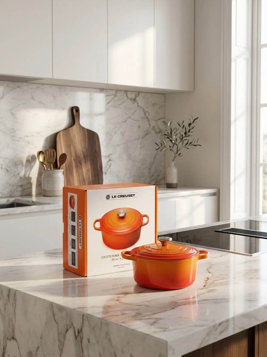Le Creuset Cast Iron Pot | 24cm Round Casserole Dutch Oven