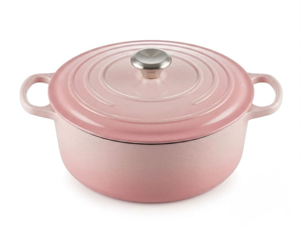 Le Creuset 26cm Enameled Cast Iron Pot – Shell Pink