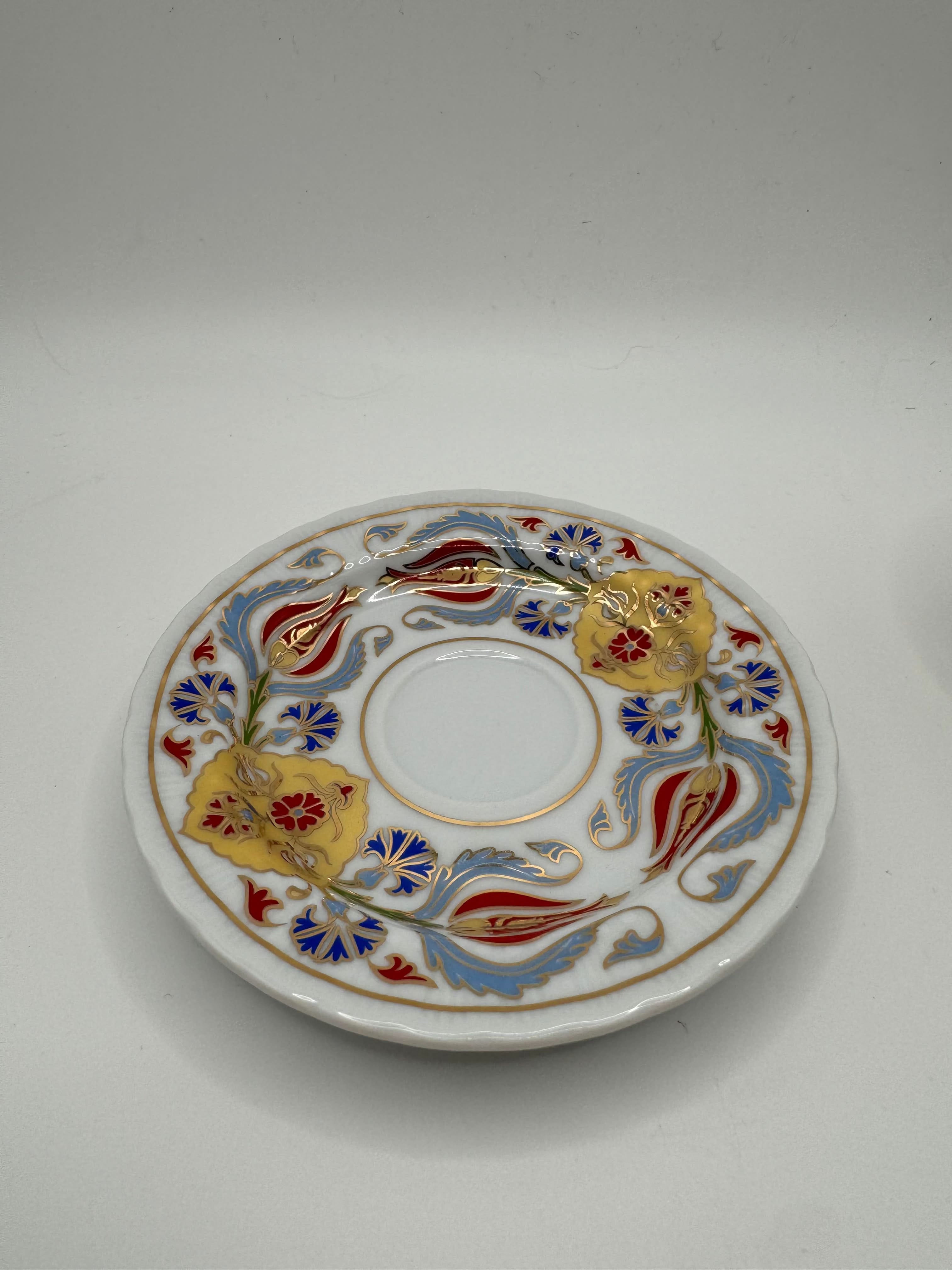 Turkish Coffee Cup Set – Ottoman Tulip 12-Piece