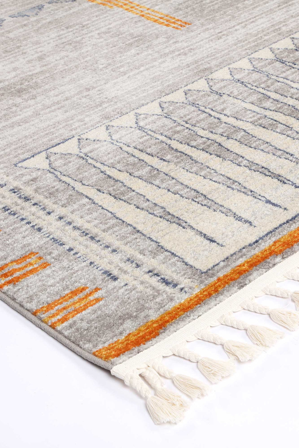 Inca Tumbes Grey Contemporary Rug - INCA01 – view 3