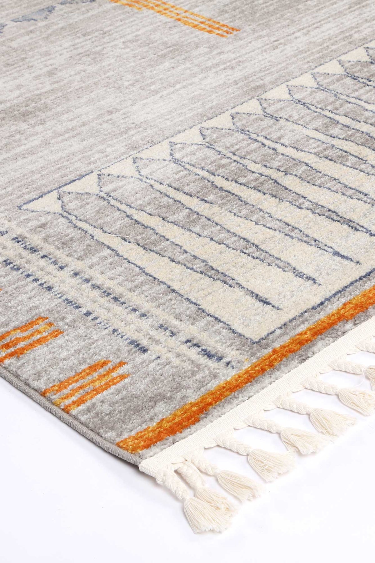 Inca Tumbes Grey Contemporary Rug - INCA01 – view 3