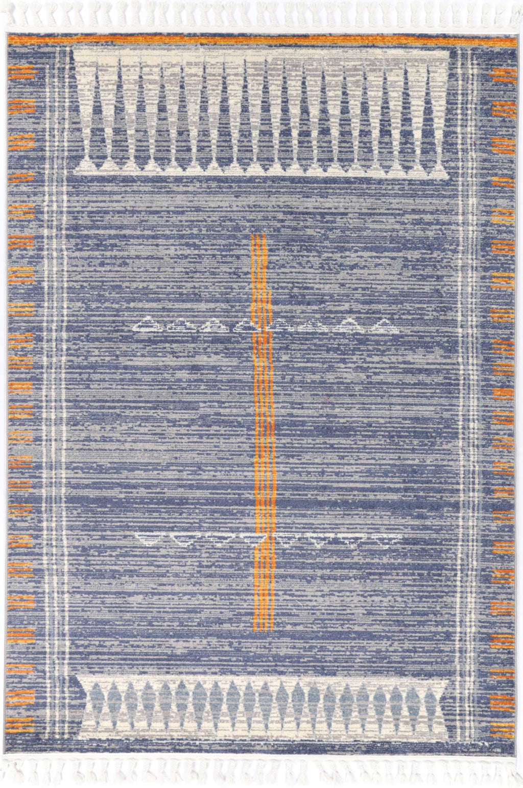 Inca Quito Blue Contemporary Rug - INCA02 full product view