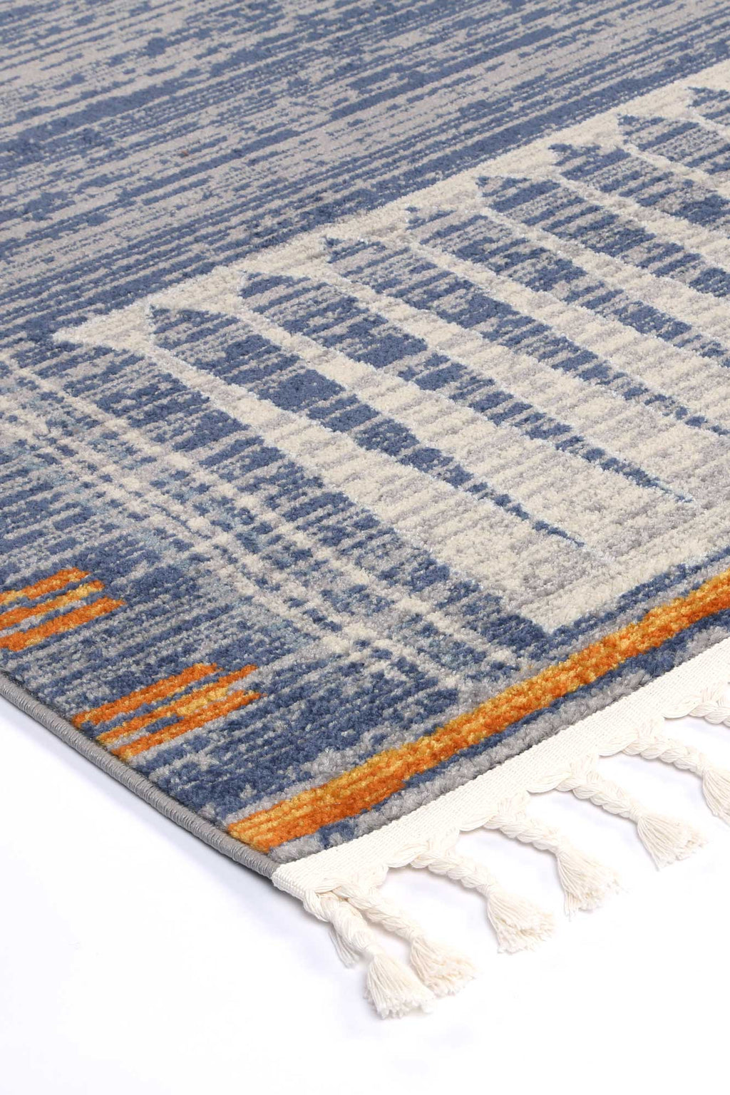 Inca Quito Blue Contemporary Rug - INCA02 – view 3