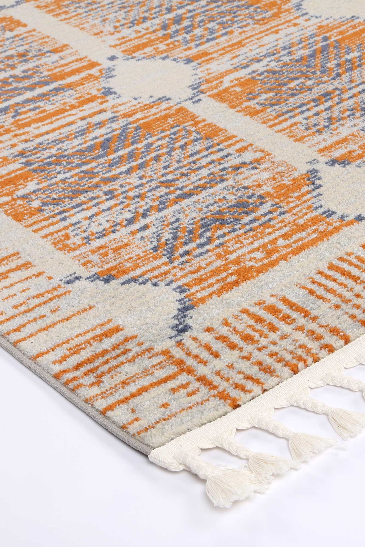 Inca Nasca Rust Contemporary Rug - INCA08 – view 3