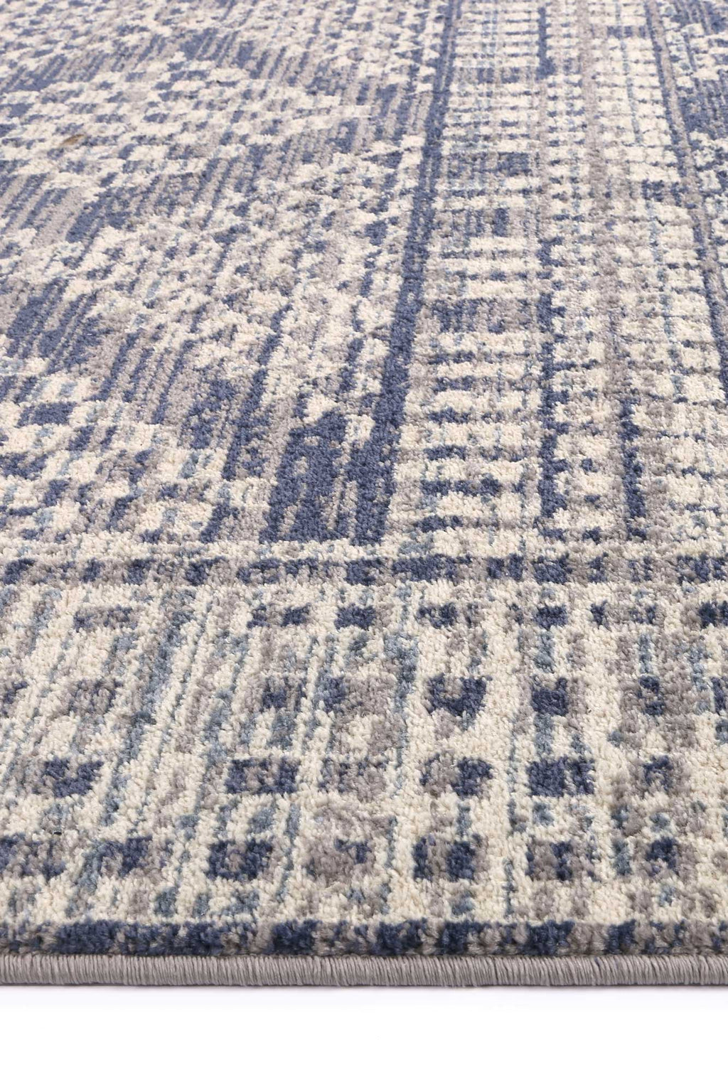 Inca Jauja Blue Contemporary Rug - INCA09 – view 2
